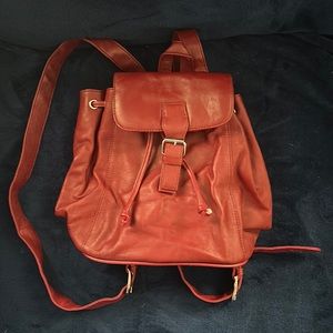 Wilson’s Leather Red Backpack